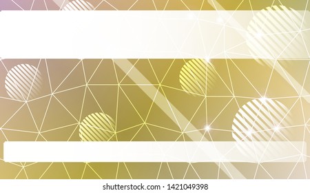 Abstract mosaic backdrop with triangles, line, circle, space for text. Vector illustration. Blurred Background, Smooth Gradient Texture Color