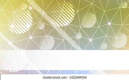 Abstract mosaic backdrop with triangles, line, circle, space for text. Vector illustration. Blurred Background, Smooth Gradient Texture Color