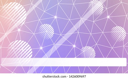 Abstract mosaic backdrop with triangles, line, circle, space for text. Vector illustration. Blurred Background, Smooth Gradient Texture Color