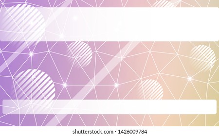 Abstract mosaic backdrop with triangles, line, circle, space for text. Vector illustration. Blurred Background, Smooth Gradient Texture Color