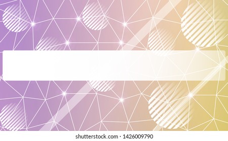 Abstract mosaic backdrop with triangles, line, circle, space for text. Vector illustration. Blurred Background, Smooth Gradient Texture Color