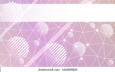 Abstract mosaic backdrop with triangles, line, circle, space for text. Vector illustration. Blurred Background, Smooth Gradient Texture Color