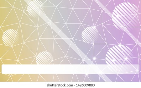 Abstract mosaic backdrop with triangles, line, circle, space for text. Vector illustration. Blurred Background, Smooth Gradient Texture Color