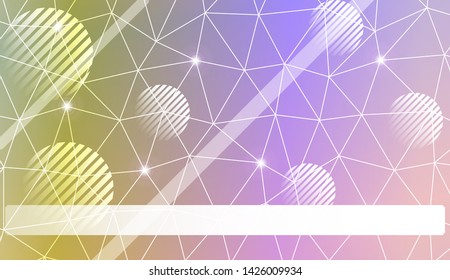 Abstract mosaic backdrop with triangles, line, circle, space for text. Vector illustration. Blurred Background, Smooth Gradient Texture Color