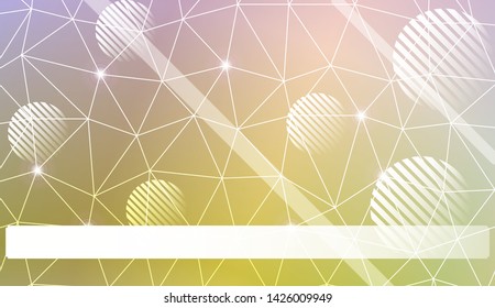 Abstract mosaic backdrop with triangles, line, circle, space for text. Vector illustration. Blurred Background, Smooth Gradient Texture Color