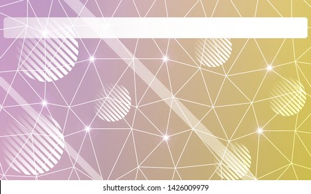 Abstract mosaic backdrop with triangles, line, circle, space for text. Vector illustration. Blurred Background, Smooth Gradient Texture Color