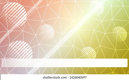 Abstract mosaic backdrop with triangles, line, circle, space for text. Vector illustration. Blurred Background, Smooth Gradient Texture Color