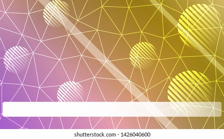 Abstract mosaic backdrop with triangles, line, circle, space for text. Vector illustration. Blurred Background, Smooth Gradient Texture Color