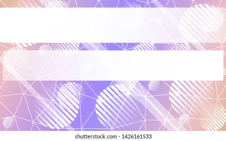 Abstract mosaic backdrop with triangles, line, circle, space for text. Vector illustration. Blurred Background, Smooth Gradient Texture Color