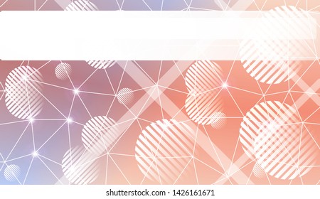Abstract mosaic backdrop with triangles, line, circle, space for text. Vector illustration. Blurred Background, Smooth Gradient Texture Color