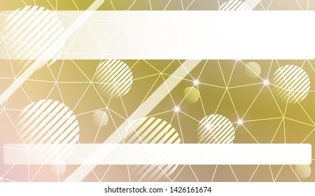 Abstract mosaic backdrop with triangles, line, circle, space for text. Vector illustration. Blurred Background, Smooth Gradient Texture Color