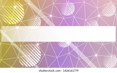 Abstract mosaic backdrop with triangles, line, circle, space for text. Vector illustration. Blurred Background, Smooth Gradient Texture Color