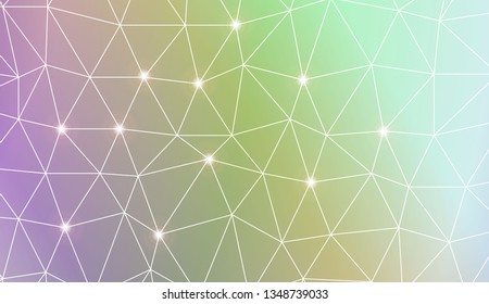 Abstract mosaic backdrop with triangles. For modern interior design, fashion print. Vector illustration. Abstract Gradient Soft Colorful Background