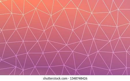 Abstract mosaic backdrop with triangles. For modern interior design, fashion print. Vector illustration. Abstract Gradient Soft Colorful Background