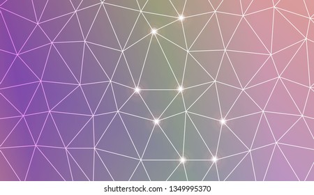 Abstract mosaic backdrop with triangles. For modern interior design, fashion print. Vector illustration. Abstract Gradient Soft Colorful Background