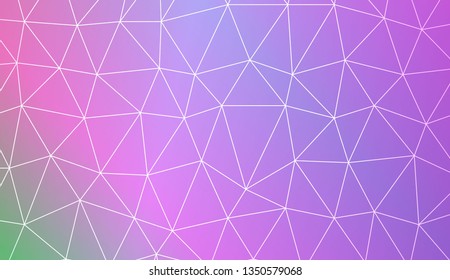 Abstract mosaic backdrop with triangles. For modern interior design, fashion print. Vector illustration. Abstract Gradient Soft Colorful Background