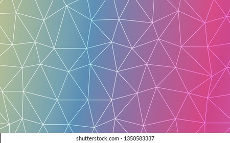 Abstract mosaic backdrop with triangles. For modern interior design, fashion print. Vector illustration. Abstract Gradient Soft Colorful Background