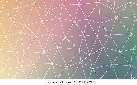 Abstract mosaic backdrop with triangles. For modern interior design, fashion print. Vector illustration. Abstract Gradient Soft Colorful Background