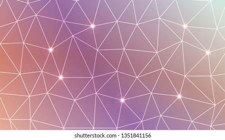 Abstract mosaic backdrop with triangles. For modern interior design, fashion print. Vector illustration. Abstract Gradient Soft Colorful Background