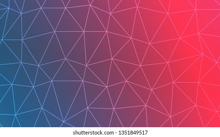 Abstract mosaic backdrop with triangles. For modern interior design, fashion print. Vector illustration. Abstract Gradient Soft Colorful Background