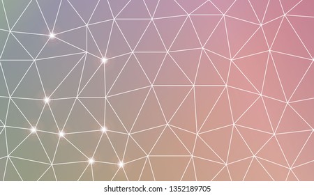Abstract mosaic backdrop with triangles. For modern interior design, fashion print. Vector illustration. Abstract Gradient Soft Colorful Background