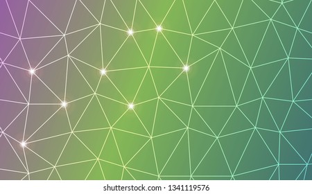 Abstract mosaic backdrop with triangles. Texture for your design. Vector illustration. Creative gradient color