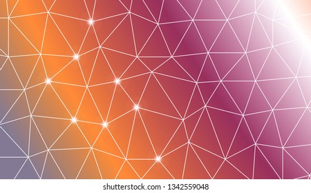 Abstract mosaic backdrop with triangles. Texture for your design. Vector illustration. Creative gradient color