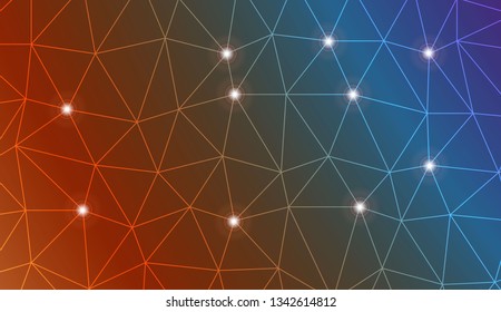 Abstract mosaic backdrop with triangles. Texture for your design. Vector illustration. Creative gradient color