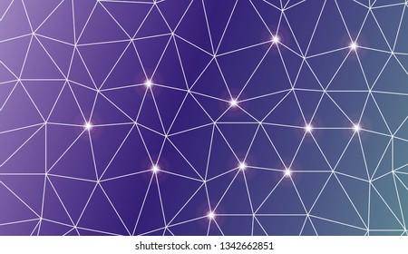 Abstract mosaic backdrop with triangles. Texture for your design. Vector illustration. Creative gradient color