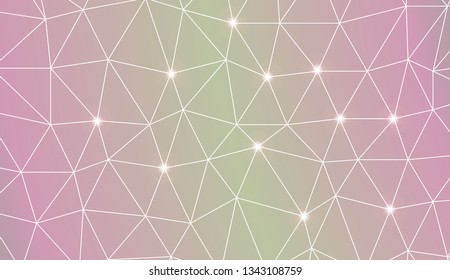 Abstract mosaic backdrop with triangles. Texture for your design. Vector illustration. Creative gradient color