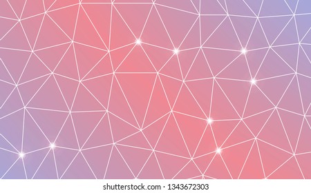 Abstract mosaic backdrop with triangles. Texture for your design. Vector illustration. Creative gradient color