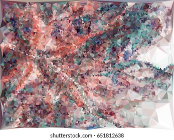 Abstract mosaic backdrop with triangles.Geometric low polygonal background. Design element for book covers, presentations layouts, title backgrounds. Vector clip art