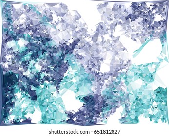 Abstract mosaic backdrop with triangles.Geometric low polygonal background. Design element for book covers, presentations layouts, title backgrounds. Vector clip art