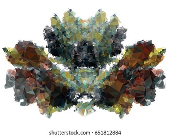 Abstract mosaic backdrop with triangles.Geometric low polygonal background. Design element for book covers, presentations layouts, title backgrounds. Vector clip art