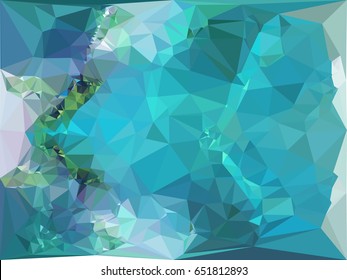 Abstract mosaic backdrop with triangles.Geometric low polygonal background. Design element for book covers, presentations layouts, title backgrounds. Vector clip art