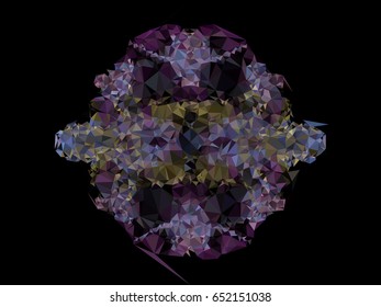 Abstract mosaic backdrop with triangles.Geometric low polygonal background. Design element for book covers, presentations layouts, title backgrounds. Vector clip art