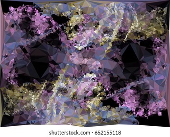 Abstract mosaic backdrop with triangles.Geometric low polygonal background. Design element for book covers, presentations layouts, title backgrounds. Vector clip art