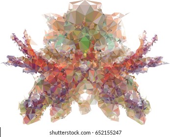 Abstract mosaic backdrop with triangles.Geometric low polygonal background. Design element for book covers, presentations layouts, title backgrounds. Vector clip art