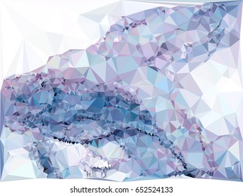 Abstract mosaic backdrop with triangles.Geometric low polygonal background. Design element for book covers, presentations layouts, title backgrounds. Vector clip art