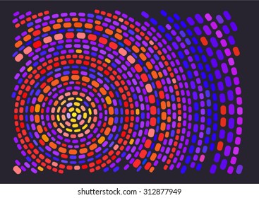 Abstract mosaic background