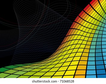 Abstract mosaic background