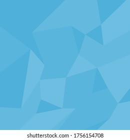 Poligón azul de fondo de mosaico abstracto