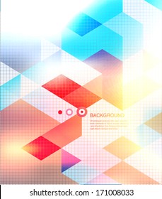 Abstract mosaic background. Blur background
