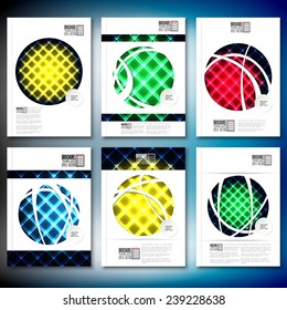 Abstract mosaic background. Brochure, flyer or report for business, template vector.