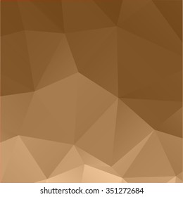 Abstract mosaic background. Brown white geometric rumpled triangular low poly style illustration graphic background. Vector polygonal design business.