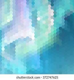 Abstract mosaic background for design. Northern Lights. 