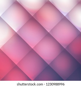Abstract Mosaic Background Design with Pink, Purple, Claret and White Colors