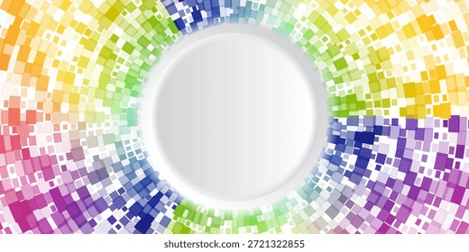 Fondo abstracto del mosaico, Ilustración vectorial de EPS10.