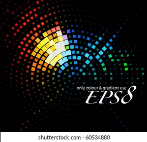 Abstract mosaic background, eps8 vector illustration.