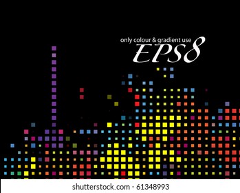 Abstract mosaic background, eps8 vector illustration.